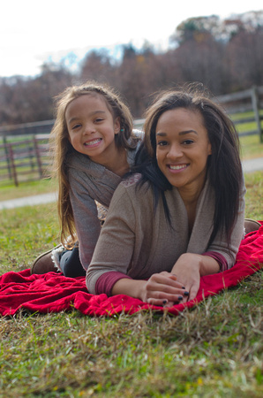 Kinder Farm Park, Family Photographs, Mom and Daughter